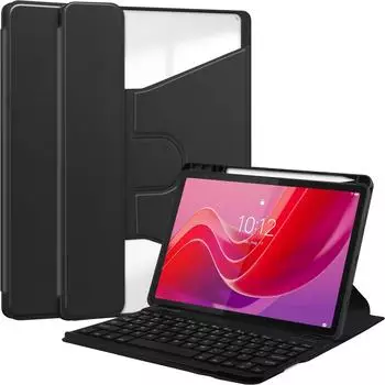 Lobwerk 3in1 Bluetooth-Tastatur, Maus & Cover f&uuml;r Lenovo Tab M11 2024 11", wei&szlig; (156669)