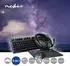 Nedis 5-in-1 Gaming-Set AZERTY, Tastatur, Maus, Headset, Mauspad (GCK51110BKFR)