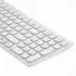 Alogic Echelon Compact Tastatur & Maus Set, Bluetooth, USB-C, QWERTY DE, weiß (ASKBT2MCWH-DE)