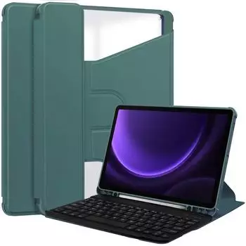 Lobwerk 3in1 Bluetooth-Tastatur mit Beleuchtung + Maus + Cover für Galaxy Tab S9 11" (154498)
