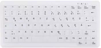 CHERRY AK-C4110 Hygienetastatur USB QWERTZ weiß (AK-C4110F-U1-W/GE)