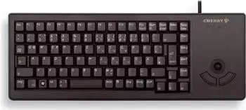 CHERRY G84-5400 XS Trackball-Tastatur, kabelgebunden, schwarz (G84-5400LUMIT-2)