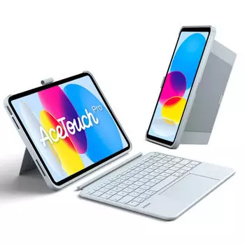 Inateck KB403-10 Tastatur-H&uuml;lle f&uuml;r iPad 10" QWERTZ, blau (KB403-10_BLUE)