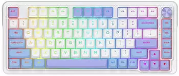 Redragon K673 PRO 75% kabellose Gasket RGB-Gaming-Tastatur, 81 Tasten, Hot-Swap (K673 PRO)