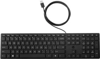 HP Kabelgebundene USB-Desktop-Tastatur mit 3 Zonen (L96909-041)
