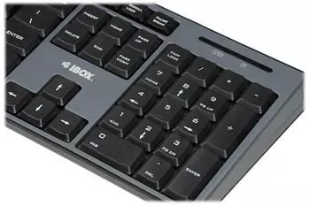 iBOX DESKTOP KIT PRO kabelloses Tastatur-Maus-Set QWERTY schwarz (IKMS606W)