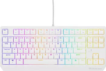 Genesis Thor 230 TKL mechanische Gaming-Tastatur, RGB, kabellos, wei&szlig; (NKG-2165)