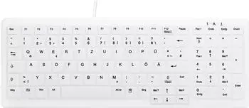 Active Key AK-C7000 Hygiene Kompakttastatur mit Numpad, wei&szlig; (AK-C7000FA-UVS-W/GE)