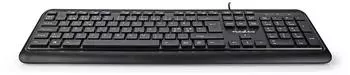 Nedis KBMU200BKND Kabelgebundene Tastatur USB-A, QWERTY, 104 Tasten (KBMU200BKND)