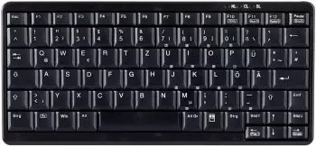 Active Key AK-4100 Tastatur Tenkeyless, PS/2, QWERTY US, schwarz (AK-4100-P-B/US)