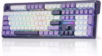 Redragon K745 PRO Mechanische Gaming-Tastatur kabellos 108 Tasten, RGB, Hot-Swap (K745 PRO)