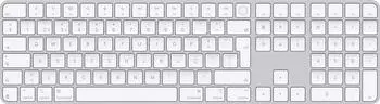Apple Magic Keyboard mit Touch ID und Ziffernblock, Portugiesisch, wei&szlig;e Tasten (MXK73PO/A)