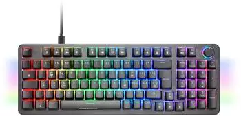 Mars Gaming MKPRO Mechanische Gaming-Tastatur RGB Chroma, Hot-Swap, Silent Switch (MKPRO)