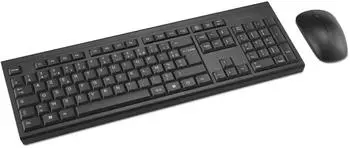 Kensington KM150 EQ kabelloses Tastatur- und Maus-Set AZERTY, 2,4GHz, 1200DPI (K75562FR)
