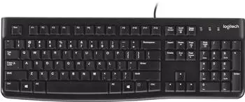 Logitech K120 Kabelgebundene Tastatur, USB, QWERTY (920-008899)