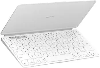 Logitech Keys-To-Go 2 Kabellose Bluetooth-Tastatur mit Hülle, weiß (920-013013)