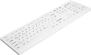 Active Key AK-C8100F-FU1-W/US Tastatur medizinisch, kabellos, QWERTY US, wei&szlig; (AK-C8100F-FU1-W/US)