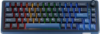 Ducky OK-M 65 mechanische Gaming-Tastatur 65% kabellos, RGB, KTT Wine Red (DKOKM2567-KWUSPDCOCH1)
