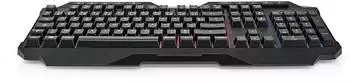Nedis GKBD110BKFR Kabelgebundene Gaming-Tastatur AZERTY FR, LED-Beleuchtung (GKBD110BKFR)