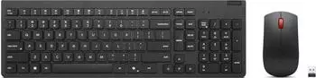 Lenovo Essential Wireless Combo Gen 2 Tastatur-und-Maus-Set QWERTY d&auml;nisch, schwarz (4X31R64462)
