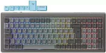 Ducky Cushion 98 Nickel (Shush Green Switch) (DE)
