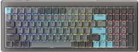 Ducky Cushion 98 Gaming-Tastatur, 96%, US-Layout (ANSI), Shush Red Switches - Nickel