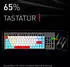 CHERRY MX-LP 2.1 Compact Wireless, schwarz, MX Low Profile RGB Speed, USB/Bluetooth, DE (G80-3860LGADE-2)