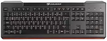 Cougar 200K Gaming-Tastatur USB, schwarz/orange (CGR-WXNMB-200)