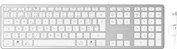 Conceptronic KAYNE02WPT Slim USB-Tastatur PT-Layout, wei&szlig; (KAYNE02WPT)