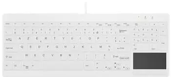 Contour Active Key AK-C7412 Industrie-Tastatur USB Franz&ouml;sisch wei&szlig; (AK-C7412F-GUS-W/FR)