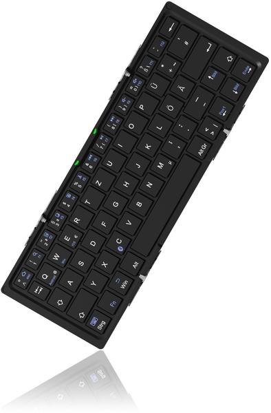 KeySonic KSK-3023BT Bluetooth 3.0 Tastatur DE schwarz (22108)