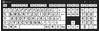 Logickeyboard Slimline-Tastatur »XL-Print Black on White DE (PC/Nero)«,