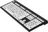 LogicKeyboard XL Print Nero PC Slim Line white on black (DE)