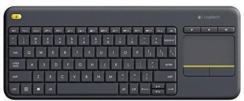 Wireless Tastatur Ausstattung & Bewertungen Logitech K400 Plus Wireless Touch Tastatur (schwarz) FR