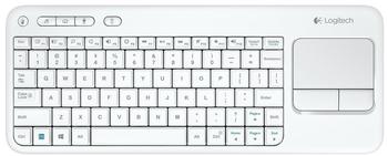Logitech K400 Plus Wireless Touch Tastatur (white) NL