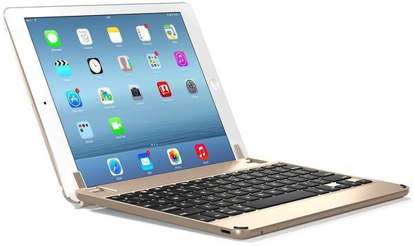 Eigenschaften & Bewertungen Brydge Aluminium Bluetooth Tastatur für iPad Air/Air 2 gold