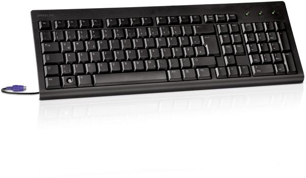 SpeedLink Bedrock Keyboard DE schwarz (SL-6406-BK)