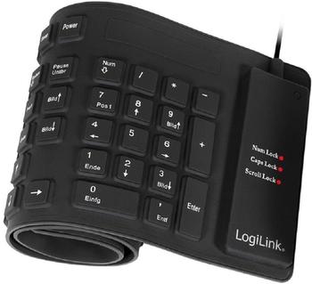 LogiLink ID0019 DE (schwarz) – LogiLink ID0019 DE (schwarz) – Die flexible Tastatur für jeden Einsatz