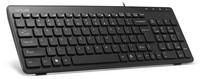 DELUX Electronic Tastatur DeLUX KOM01 Keyboard Standar