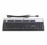 HP USB Tastatur BE schwarz/silber (QY776AA)
