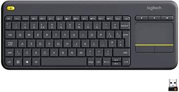 Logitech K400 Plus Wireless Touch Tastatur (schwarz) ES
