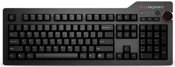 Das Keyboard Diverse 4 Professional, US Layout, MX-Blue - schwarz
