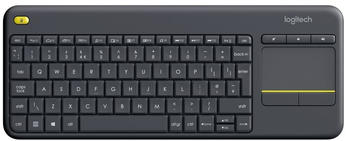 Logitech K400 Plus Wireless Touch Tastatur (schwarz) BE