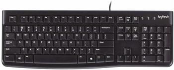 Logitech K120 Keyboard UK schwarz (920-002501)