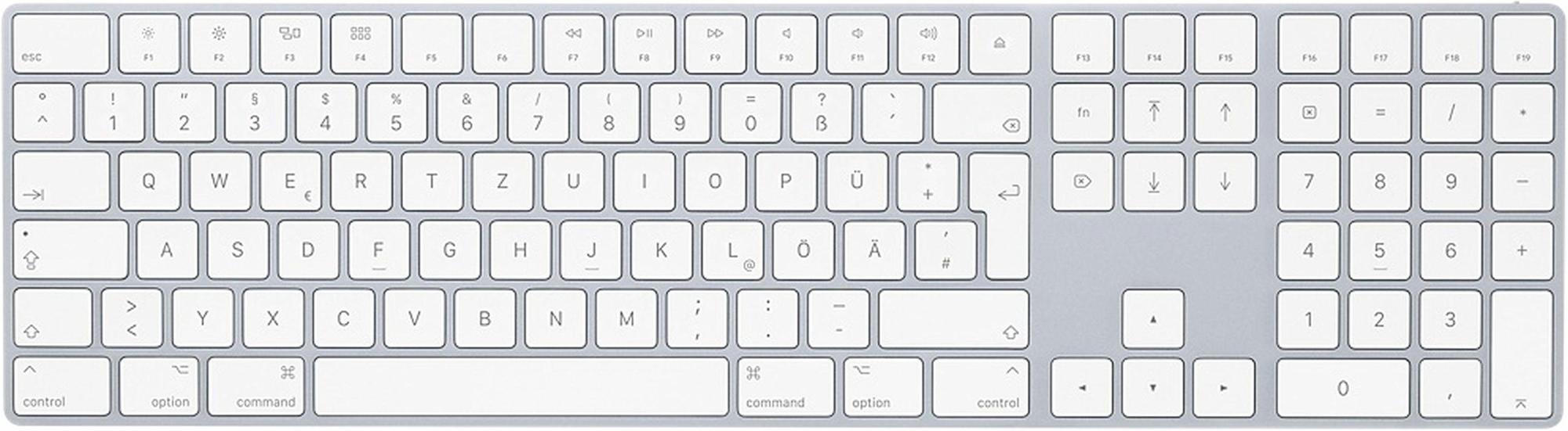 Apple Magic Keyboard with Numeric Keypad (DE) Test TOP Angebote ab 107,09 €  (August 2023)