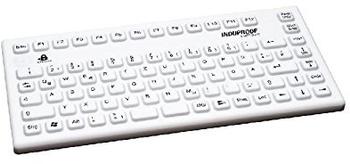 Gett InduProof Smart Compact Silikon-Tastatur DE weiß (KG20230)