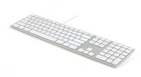 Matias FK318S Wired Aluminium Keyboard for Mac USB Tastatur US-Englisch,...