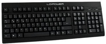 LC-POWER BK-902 USB Tastatur DE schwarz (BK-902USB)