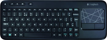 Logitech K400 Wireless Touch Tastatur DE (schwarz)
