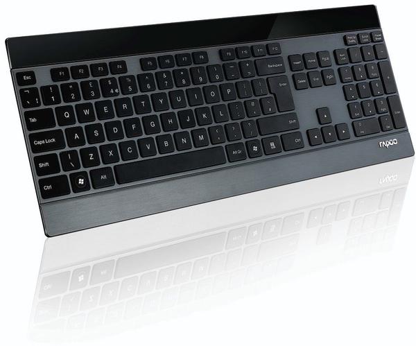 E9270P (DE) Eigenschaften & Bewertungen Rapoo E9270P Ultraslim Touch Keyboard DE schwarz